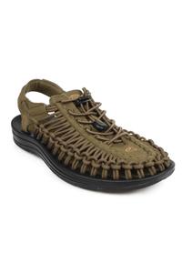 Keen 1014097 Uneek Outdoor Haki Erkek Sandalet