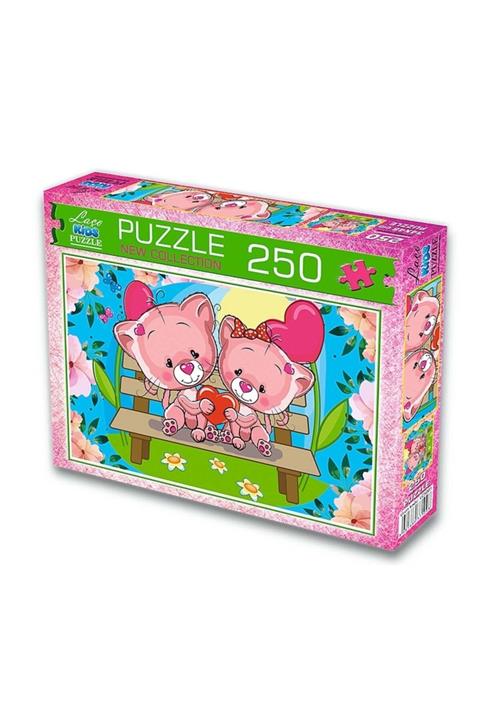 Burnis Toy Toys 250 Parça Pembe Ayıcıklar Puzzle Fırsat