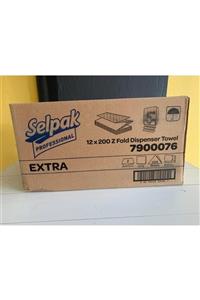 Selpak Professional Selpak Professıonal Extra 12*200 Yaprak Katlamalı Z Havlu 1 Koli