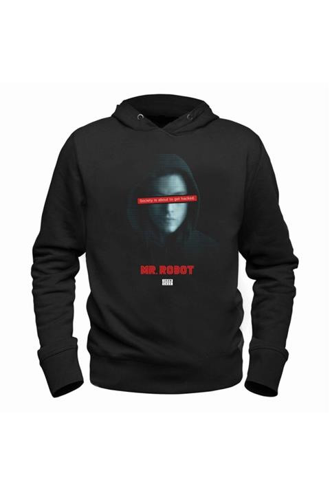 Alfa Tshirt Mr.robot Siyah Sweatshirt