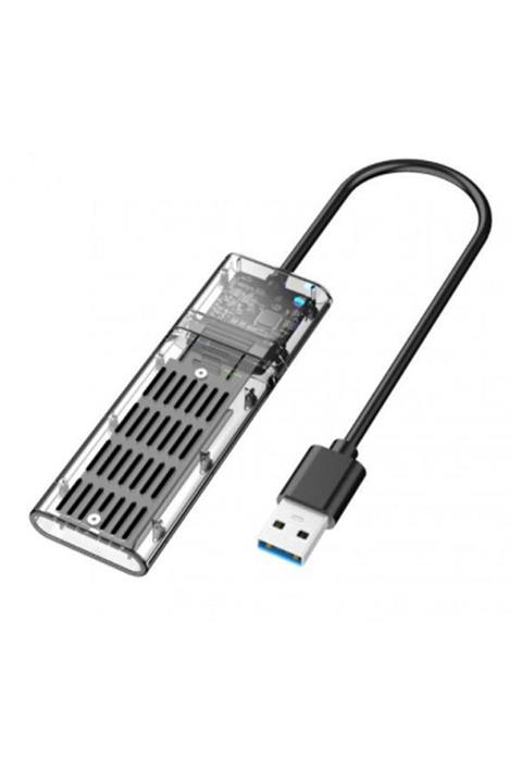 TeknoExpress M.2 Sata Usb 3.0 Gen1 Ssd Harddisk Kutusu M.2 Ngff- Jms578 Kapaklı Sata B-key M.2 Ssd Adaptör