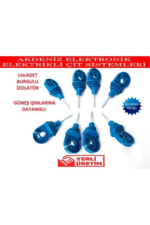 Akdeniz Elektronik Elektrikli Çit İzolatörü 100 Adet