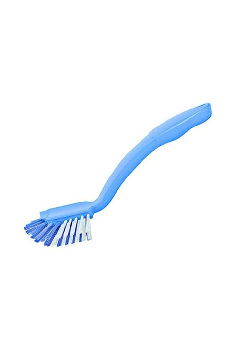 Biomak Fırça Lavabo Küvet Bulaşık Yıkama Fırçası Kısa Plastik Saplı Fırça Pratik Kullanım