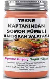 SPANA Tekne Kaptanından Somon Fümeli Amerikan Salatası Ev Yapımı Katkısız 330 gr