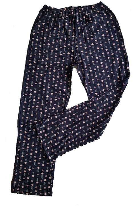 Miss Blue Moon Baskılı Cepli Kadın Pijama Altı