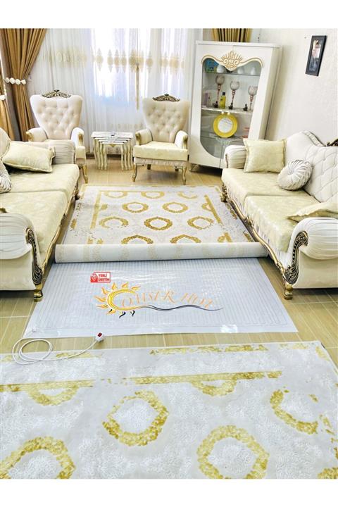 ÖMSER HOT Elektrikli Halı Altı Isıtıcı Anahtar Başlıklı (180 X 270 Cm)