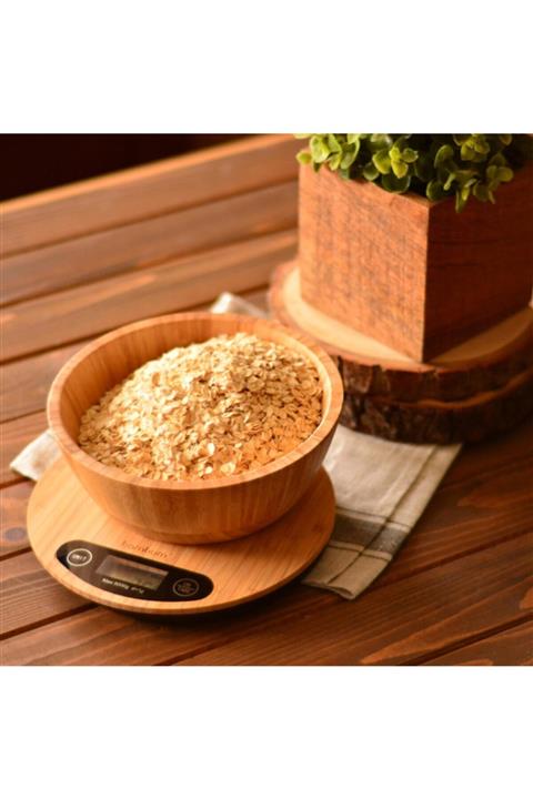 Bambum Yuvarlak Mutfak Tartısı - 5 Kg