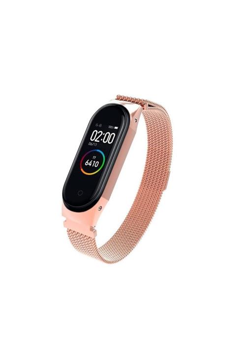 Mopal Steel Mi Band 4 Metal Kordon - Mi 3/4 - Rose