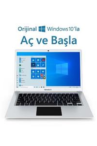 Hometech Alfa 450c Intel Celeron N3350 4gb 64gb 14.1” W10 Home Taşınabilir Bilgisayar