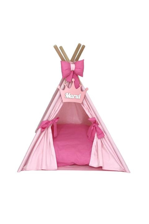 PATİMİO Pink Köpek Çadırı 80x80