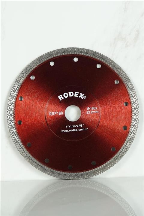 Rodex Rrp180 Ultra Slim Çok Amaçlı Elmas Tuğla, Porselen, Mermer Kesme Diski 180mm