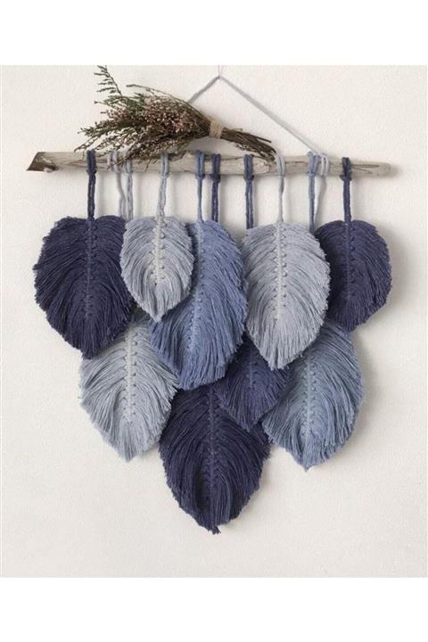 NinaStore El Yapımı Makrome Yapraklar