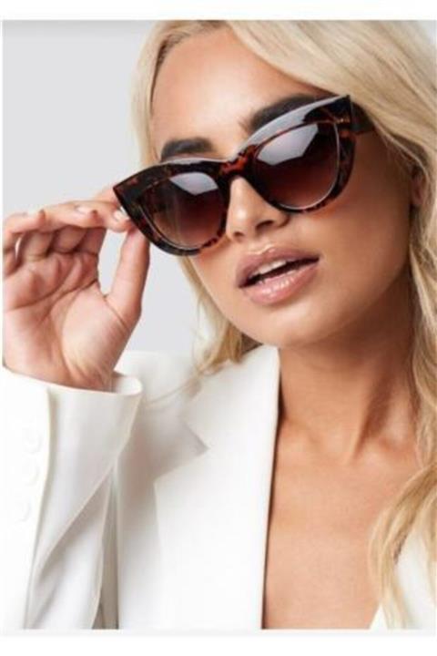 ModaLucci Kadın Kahverengi Güneş Gözlüğü