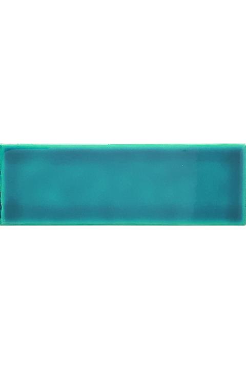 Armada Çini 7x21 Cm Düz Turkuaz Desenli Çini Seramik Karo