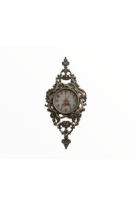 Arem Dekor Aksesuar Silver Duvar Saati