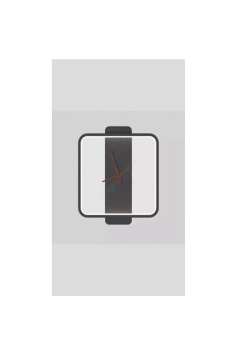 Decobulvar 10w 6500k (beyaz Işık) Ledli Kare Dekoratif Duvar Saati