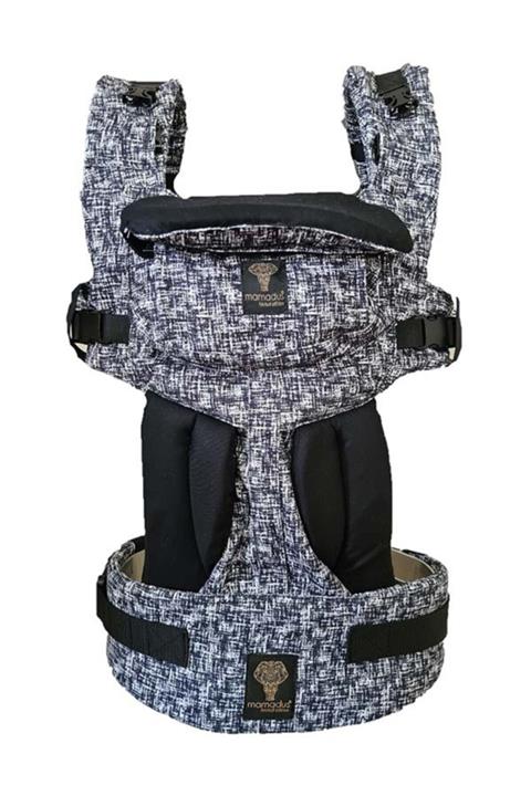 MamadusBaby Her Yöne Çizgili Füme Ergonomik Kanguru