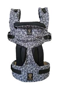 MamadusBaby Her Yöne Çizgili Füme Ergonomik Kanguru