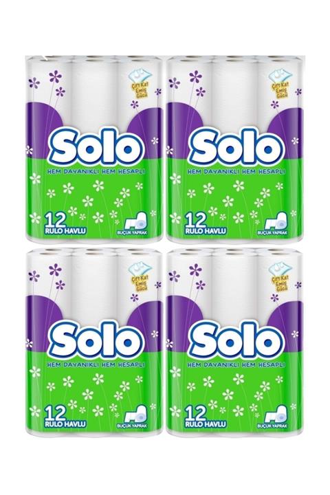 Solo 48 Rulo Kağıt Havlu ( 12 Li 4 Paket)