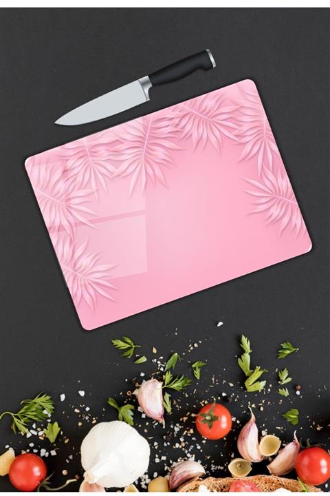 Pi Dekorasyon Tozpembe  Cam Kesme Tahtası