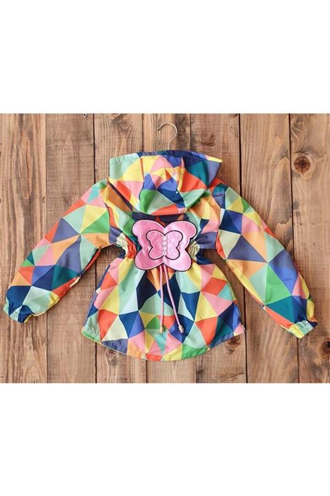 Pumpido Kelebekli Yağmurluk