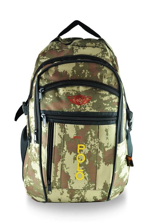 bybaşaran Polo Askeri Kamuflaj Sırt Çantası