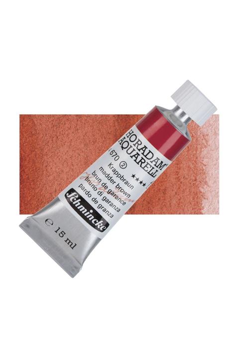 Schmincke Horadam Tüp Suluboya - Madder Brown - 15ml - Seri 2