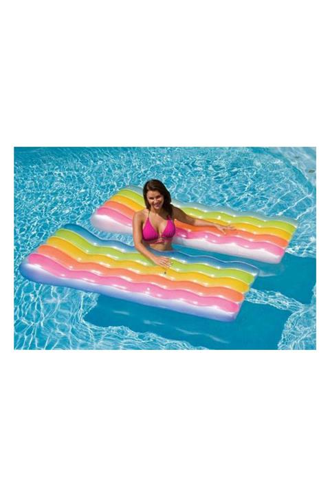 Intex Gökkuşağı Renkli Şişme Deniz Yatağı Int58876 /