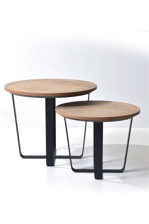 Ahşap Sokağı Arroyo Ikili Orta Sehpa