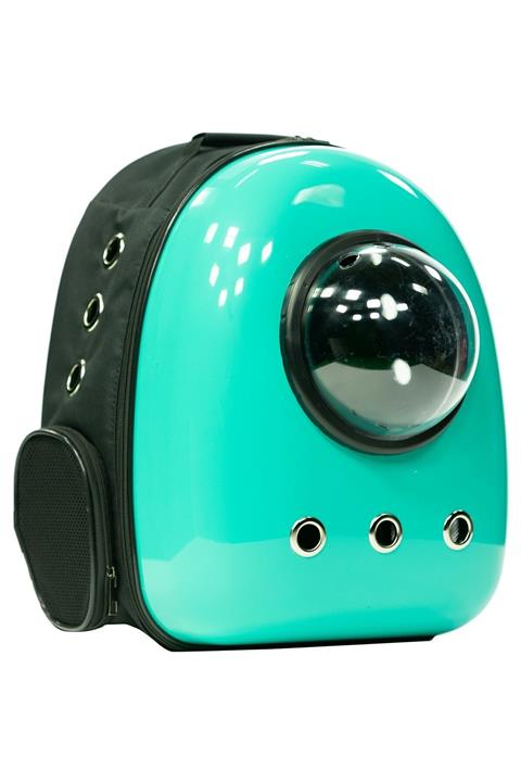 Maxisol Astronot Kedi Köpek Taşıma Çantası Turkuaz