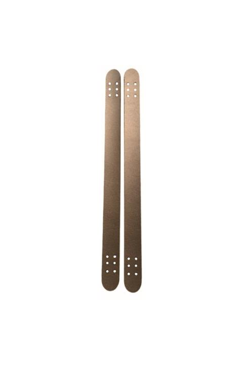 saray lazer Deri Kulp Çanta Dikmeli Model - 80x3 - Platin - Çift Ürün