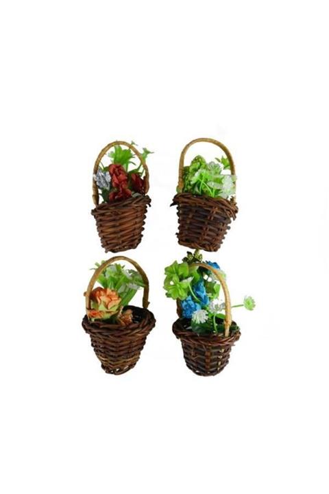 Skygo Dekoratif Buzdolabı Çiçek Sepeti Magnet