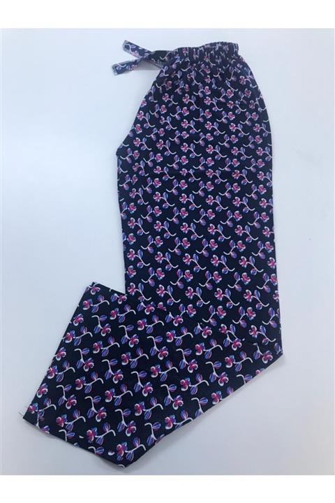 Uzunlar Tekstil Kadın  Lacivert Pijama Altı