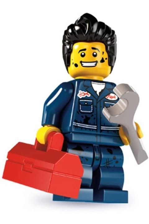 LEGO Minifigür - Seri 6 - 8827 - Mechanic