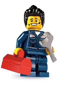 LEGO Minifigür - Seri 6 - 8827 - Mechanic