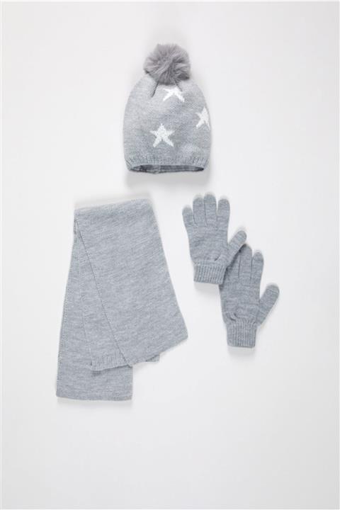 Kitti Kız Çocuk 3lü Bere Takım