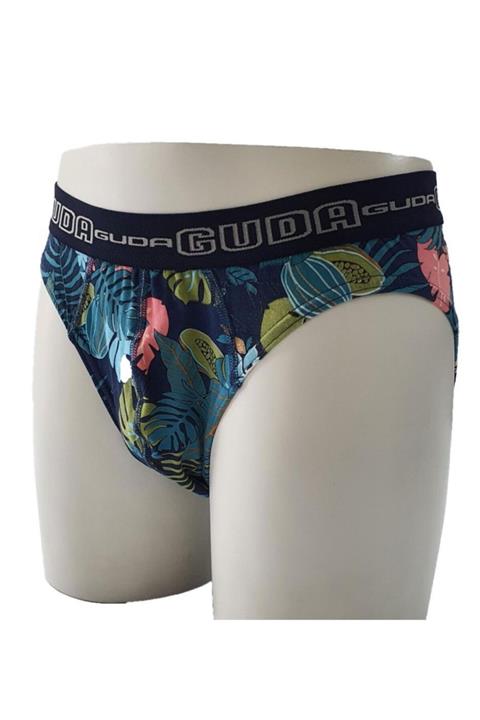 Guda Erkek Slip Mavi Çiçekli 306