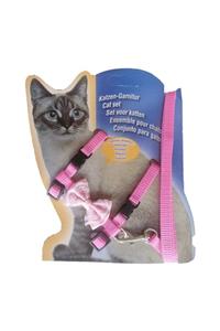 EvimShopping Pembe Kedi Göğüs Bel Tasması 20*32 cm