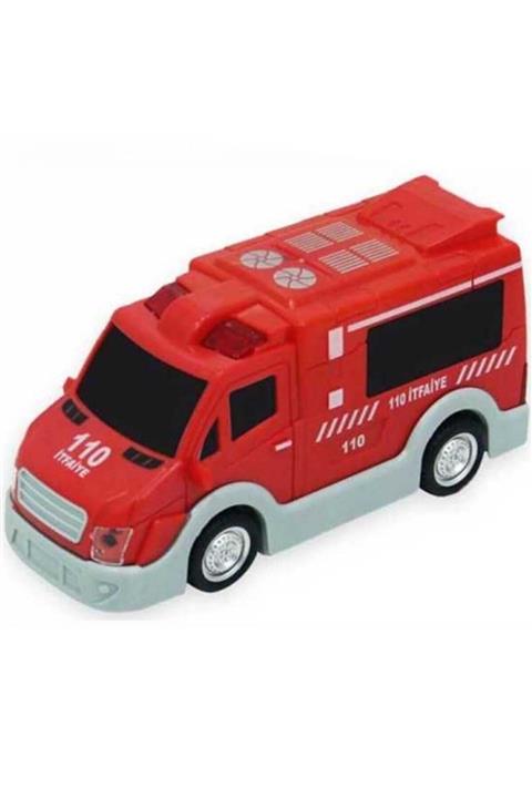 Burnis Toy Toys Şehrin Kırılmazları Sürtmeli Itfaiye Aracı Fırsat