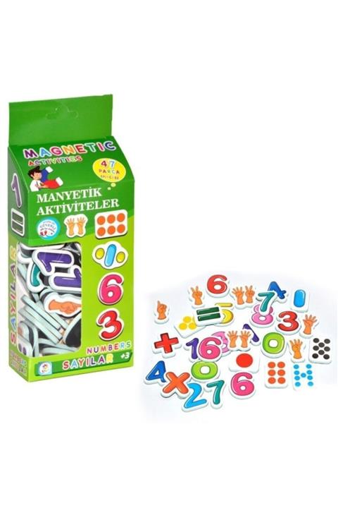 Burnis Toy Toys 47 Parça Manyetik Sayılar Fırsat
