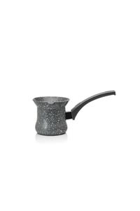 YAPRAKOUTLET Gri Renk Orta Boy Granit Cezve