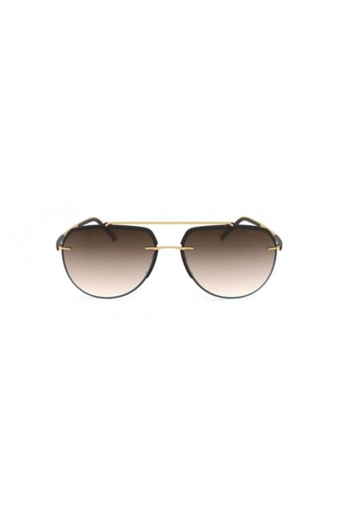 Silhouette Unisex Kahverengi Güneş Gözlüğü 8719