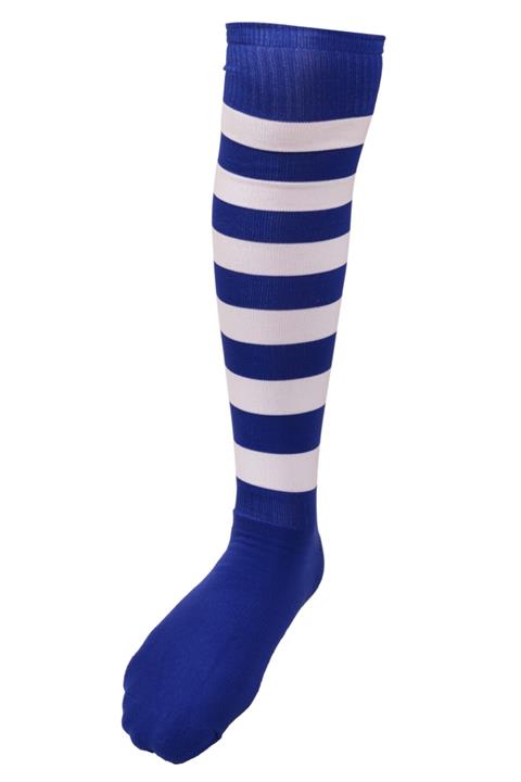 SCHMILTON Mavi Beyaz Lüks Futbol Çorabı 6 Çift Konç Tozluk