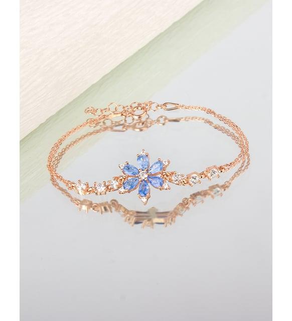 Else Silver 925 Ayar Gümüş Nergis Çiçeği Bileklik