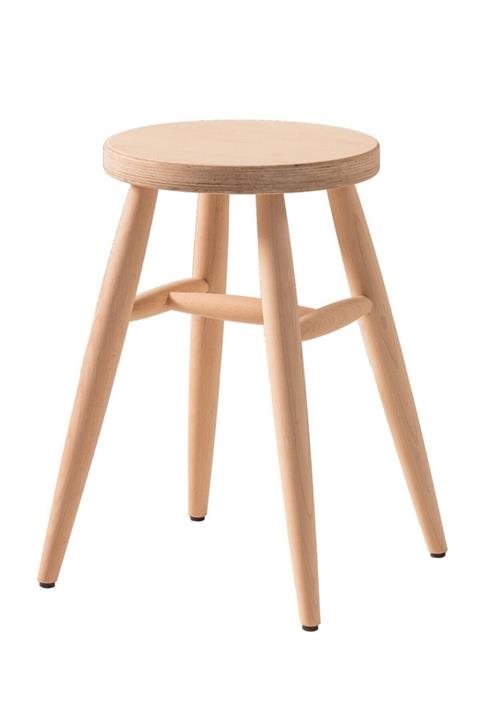 sandalyecafesi Naturel Ahşap Tabure