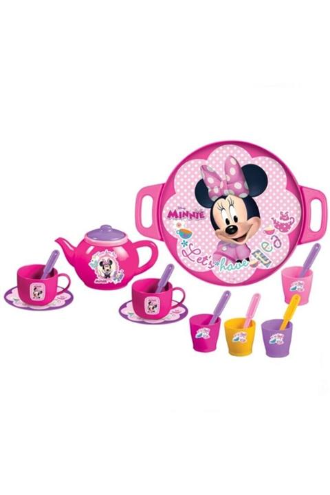 DEDE Minnie Mouse Tepsili Çay Seti