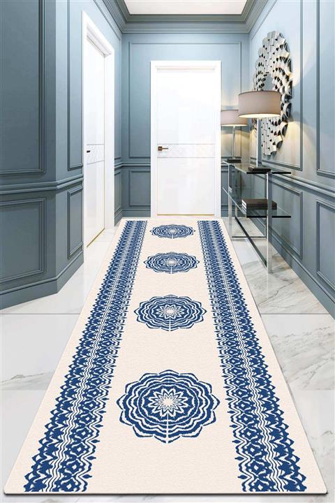 Chilai Home Schema Yolluk Halı Djt Kaymaz Taban Yıkanabilir Rulo Kesme Yolluk.