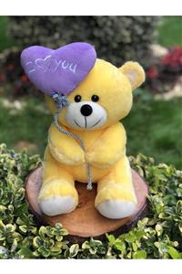 Cold Easy Sevimli Peluş Oyuncak Ayıcık I Love You Yazılı, 37 cm