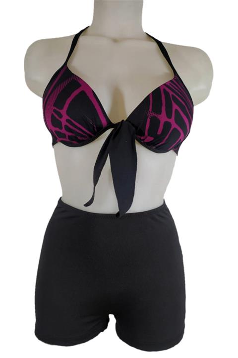 TİGERS Kadın Sıyah Desteklı Mayo