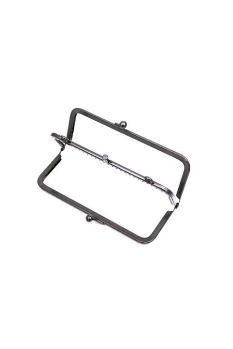 Ertürk Metal Aksesuar 15 cm İki Bölmeli Çanta Kulpu Siyah Nikel Renk Kod-27sn 1 Adet